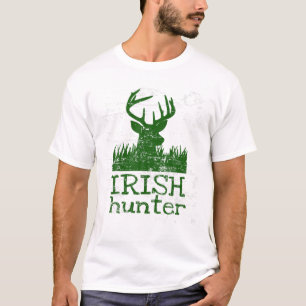Ik ben een Ierse Hunter St Patricks Day Deer Hunte T-shirt