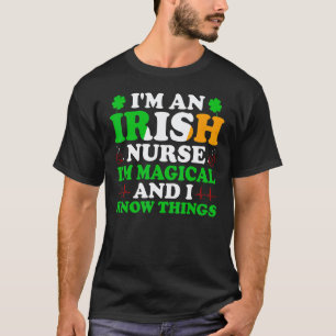 Ik ben een Ierse verpleegster Vrouw St. Patrick's  T-shirt