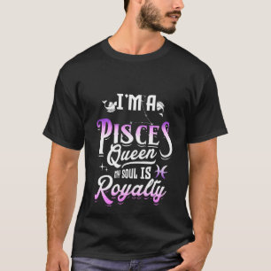 Ik ben een ijskoningin. Mijn sol is Royalty Zodiab T-shirt