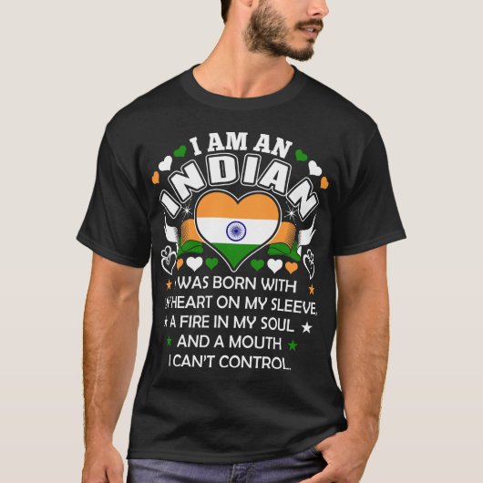 Ik ben een Indiaas shirt (Voorkant)
