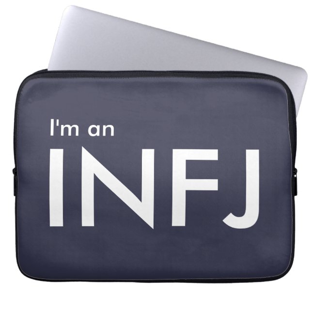 Ik ben een INFJ - Persoonlijk type Laptop Sleeve (Voorkant)
