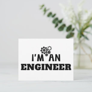 IK BEN EEN INGENIEUR - BRIEFKAART