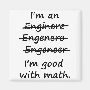 Ik ben een ingenieur die ik goed in Wiskunde ben Magneet