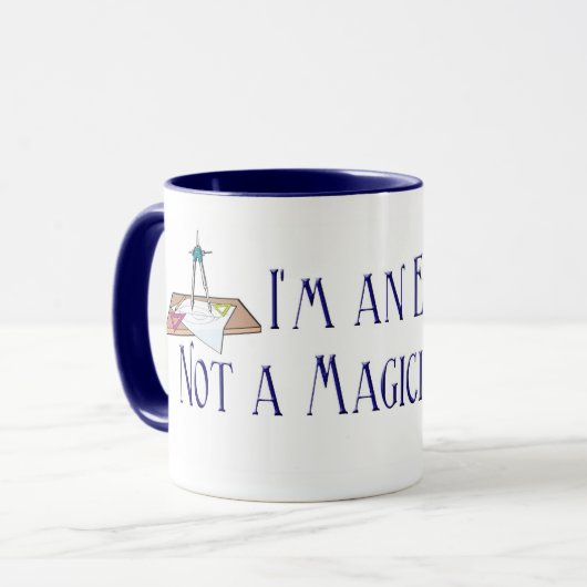 Ik ben een ingenieur, geen Magiciër Mok (Voorkant links)