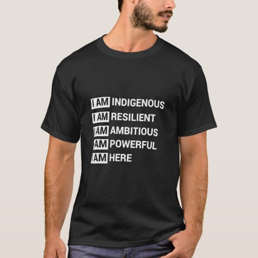 Ik ben een inheemse vijand... ik ben een tegenstan t-shirt (Voorkant)