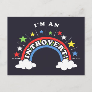 Ik ben een Introvert Briefkaart