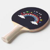 Ik ben een Introvert Tafeltennisbatje (Voorkant Gekanteld)
