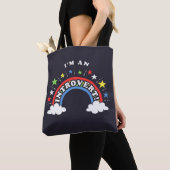 Ik ben een Introvert Tote Bag (Dichtbij)