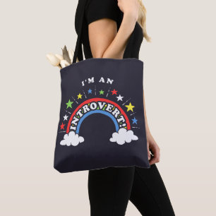 Ik ben een Introvert Tote Bag