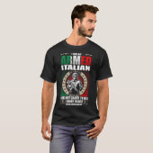 Ik ben een Italiaanse bewapende T-shirt (Voorkant volledig)