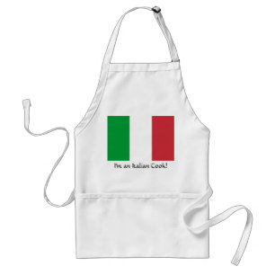 Ik ben een Italiaanse Cook. Standaard Schort