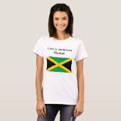 Ik ben een Jamaicaanse vrouw T-shirt (Voorkant volledig)