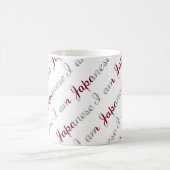 Ik ben een Japans Typografische Patroon Koffiemok (Center)