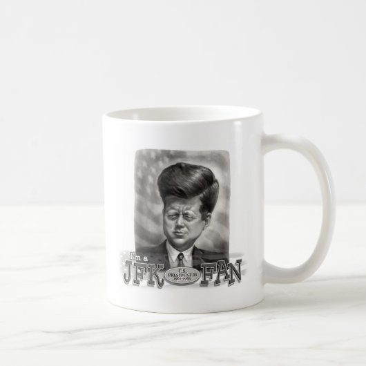 Ik ben een JFK Fan Koffiemok (Rechts)