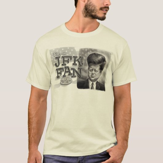 Ik ben een JFK Fan T-shirt (Voorkant)