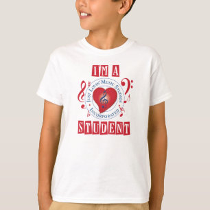 Ik ben een JLMS student Basic Hanes ComfortSoft® W T-shirt