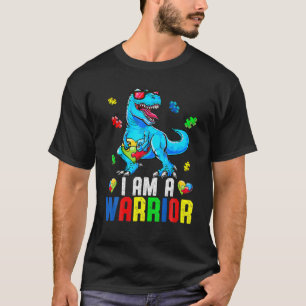 Ik ben een jonge autisme familie Trex Dinosaur Aut T-shirt