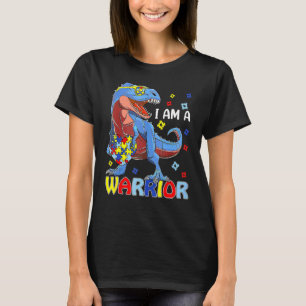 Ik ben een jonge autisme familie Trex Dinosaur Aut T-shirt