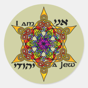 Ik ben een Joodse Sticker