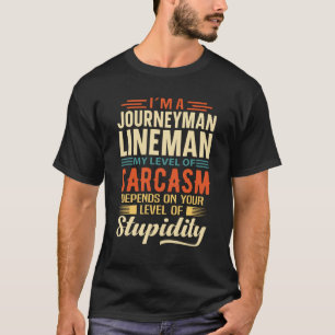 Ik ben een journalist Lineman T-shirt