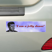 Ik ben een juweel donut bumpersticker (Op auto)