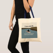 Ik ben een kajak kanoën kajakken tote bag (Voorkant (product))