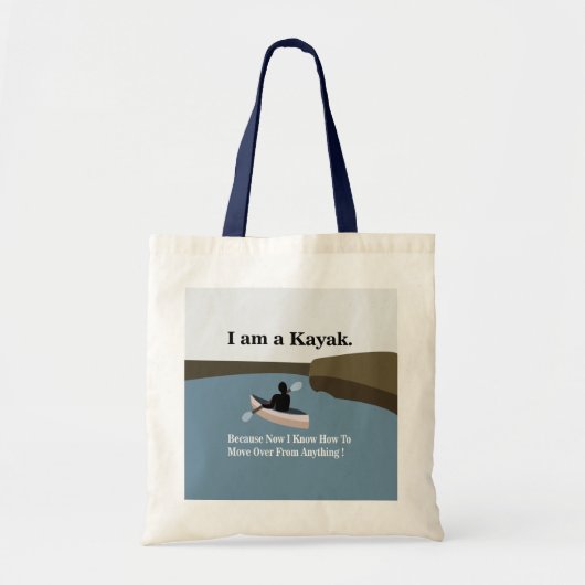 Ik ben een kajak kanoën kajakken tote bag (Voorkant)