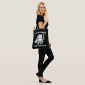 Ik ben een kanaal voor onzin Funny Frog Sarcasme Tote Bag (Op model)