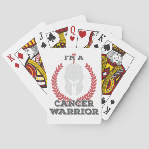 Ik ben een kankeraankomende kankerbestrijder. pokerkaarten