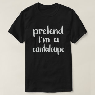 Ik ben een kantaloupe, gemakkelijk halloween kostu t-shirt