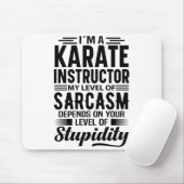 Ik ben een karate-instructeur T-shirt Muismat (Met muis)