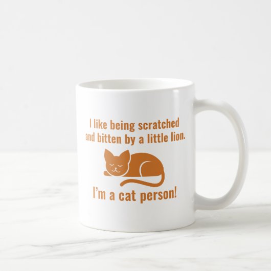 Ik Ben Een Kat Mens Koffiemok (Rechts)