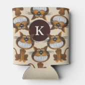 "Ik ben een Kat Person" Disclaimer met personalisa Blikjeskoeler (Achterkant)