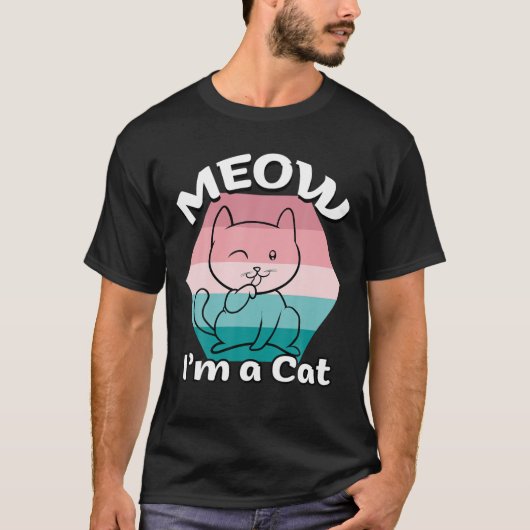Ik ben een kat. t-shirt (Voorkant)
