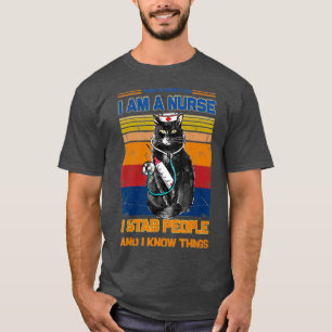 Ik ben een kat-verpleegster... als ik mensen in de t-shirt