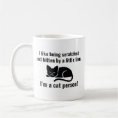 Ik ben een kattenmens koffiemok (Links)