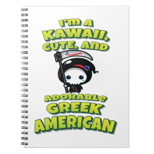 Ik ben een Kawaii, Cute, en Schattig-Amerikaans Notitieboek