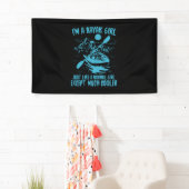 Ik ben een Kayak-meisje Spandoek (Insitu)