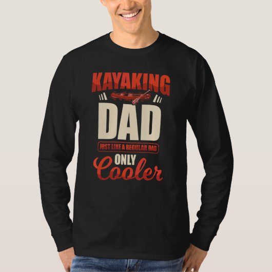 Ik ben een Kayak pa Kayaker Kayaking Boating Paddl T-shirt (Voorkant)