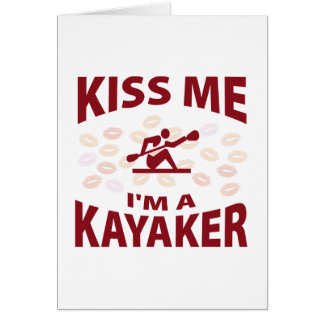Ik ben een Kayaker.