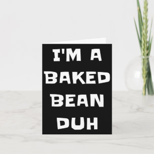 Ik ben een Ked Bean Duh Fun Lazy Easy Halloween ko Kaart