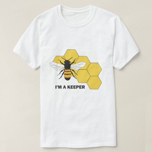 Ik ben een keeper Bijen Mannen T-shirt (Design voorkant)
