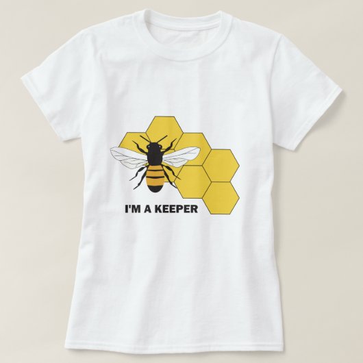 Ik ben een keeper bijenteelt dames T-shirt (Design voorkant)