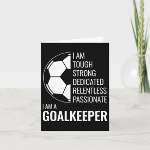 Ik ben een keeper - Football Voetbal Goalie Kaart