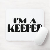 Ik ben een keeper muismat (Met muis)