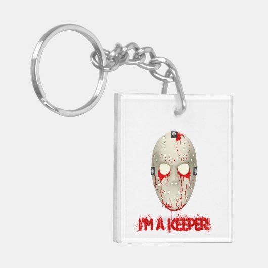 IK BEN EEN KEEPER! SLEUTELHANGER (Voorkant Links)