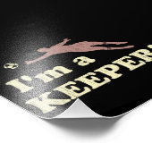 Ik ben een keeper Soccer Goalie Foto Afdruk (Hoek)