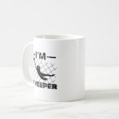 Ik ben een keeper - Soccer Goalkeeper design Koffiemok (Voorkant links)