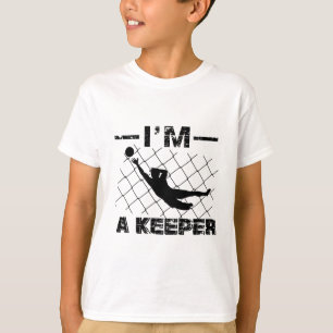 Ik ben een keeper - Soccer Goalkeeper design T-shirt
