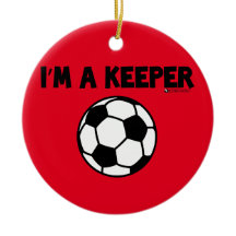IK BEN EEN KEEPER SOCCER ORNAMENT